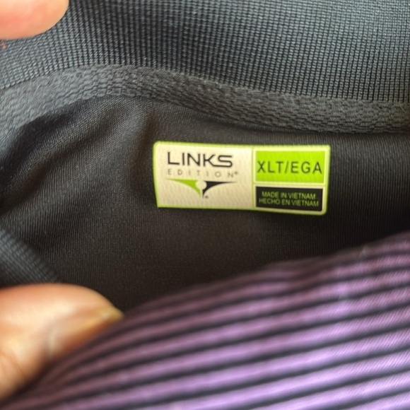 Greg Norman and Links Edition Polo Shirts XL
Purple Stripes; Black - Picture 5 of 5